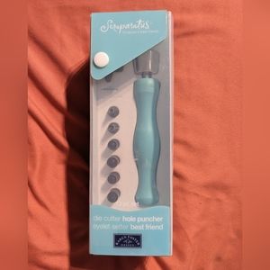 Scraparatus die cutter hole puncher